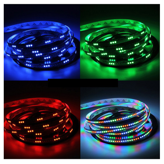 USB LED Lighting Strip for HDTV – Multi-Color RGB – USB LED Backlight Strip with Dimmer for Bias Lighting HDTV, Flat Screen TV LCD, Desktop Monitors
